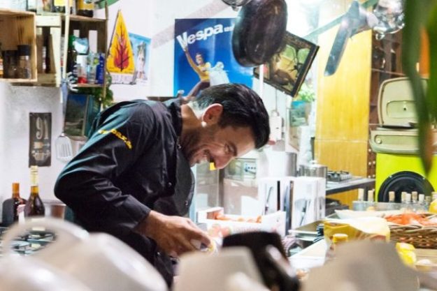 Italienischer Kochkurs München - Kochen neben Vespas