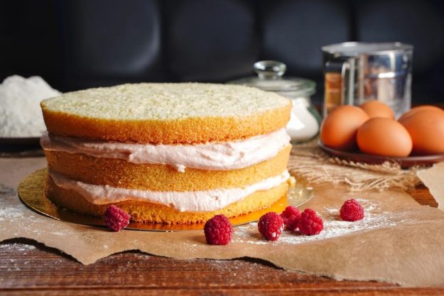 Tortenkurs München – vorbereitete Torte