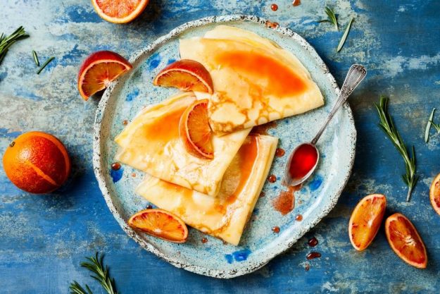 Vegetarischer Kochkurs München – Crepes Suzette
