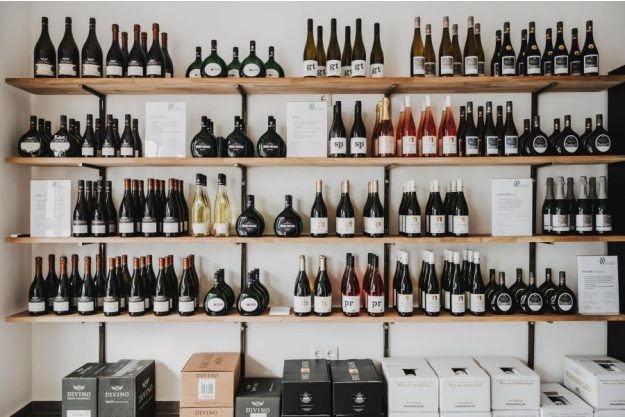 Weinprobe München: Sortiment der Weinhandlung
