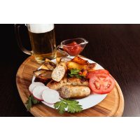 Bierkochkurs in Muenchen – belegter Teller mit Bier