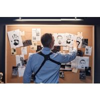 Krimidinner München: Kommissar bei der Arbeit