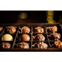 Pralinenkurs München – offene Pralinenschachtel