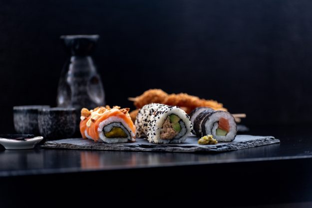 Sushi-Kurs Stuttgart - Sushi auf Schieferplatte