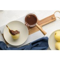 Regionaler Kochkurs Berlin – pochierte Birne mit Schokolade