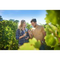 Virtuelle Reise nach Slowenien Pärchen im Weinberg