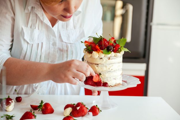 Tortenkurs Würzburg – Torte garnieren