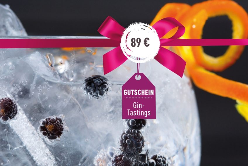 Gutschein Gin-Tasting Gutschein für ein Gin-Tasting 89€