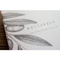 Weihnachtsgeschenk - Geschenkidee Erlebnisgutschein: Notizbuch für Genussentdecker