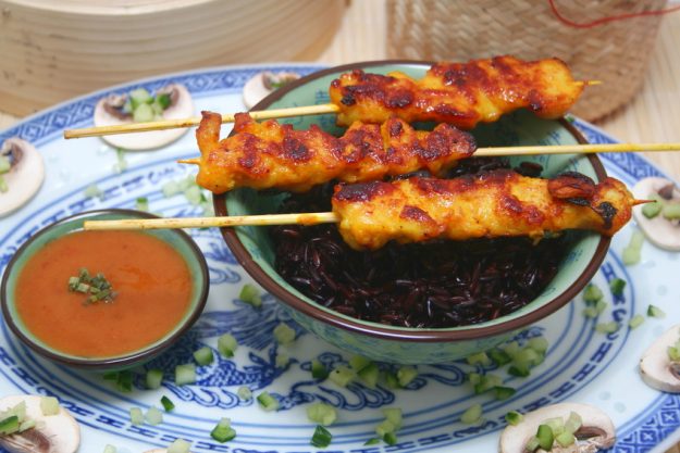 Grillkurs Dresden – Hühnchenspieß