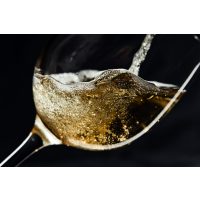 Wein-Tasting Hamburg: Weißwein wird eingeschenkt