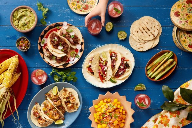 Online Kochkurs Tacos bunte Tacos