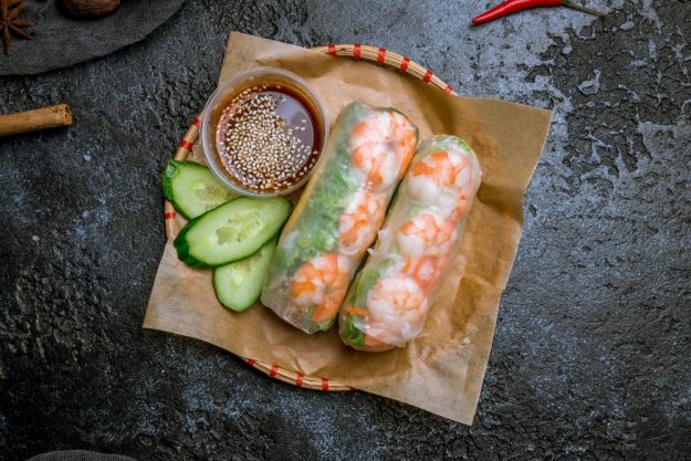 Thai Kochkurs online Sommerrollen