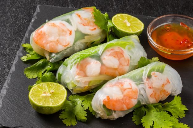 vietnamnesischer Kochkurs online die besten Sommerrollen