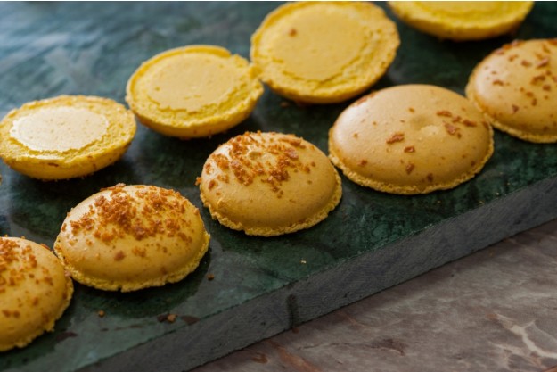 Macaron-Backkurs Leipzig – flieder Macarons