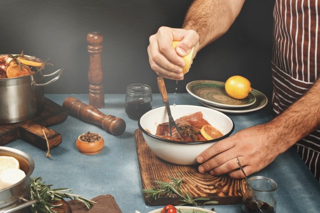 Männer-Kochkurs Dresden – Gericht anrichten