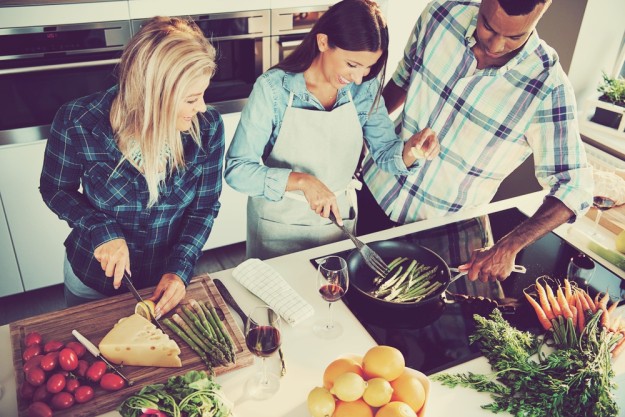 Vegetarischer Kochkurs Essen Gemüsezubereitung