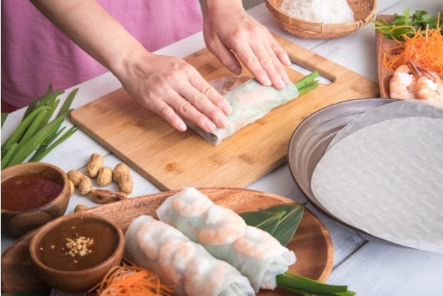 Asia-Kochkurs Kitzingen: Summer Rolls zubereiten