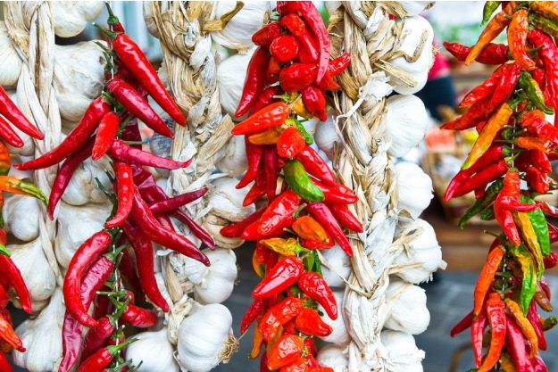 Erlebnisdinner München – Knoblauch und Peperoncini