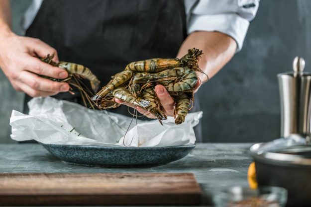 Fisch-Kochkurs Heidelberg – Tigerprawns