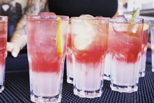 Gin-Tasting Karlsruhe – Gin Tonic in rot