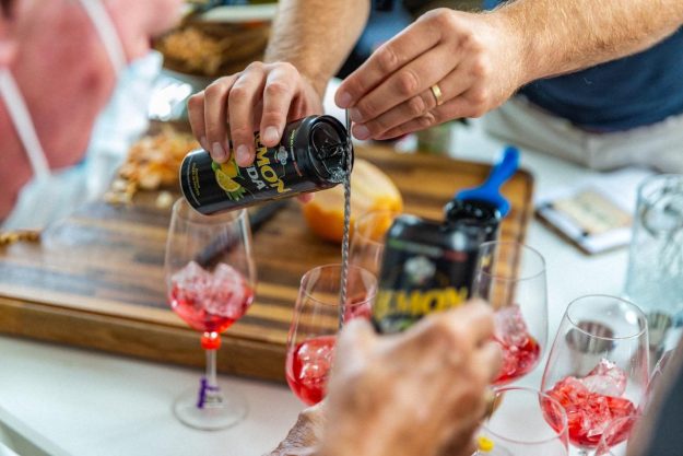 Italienischer Kochkurs München – Sprizz mixen