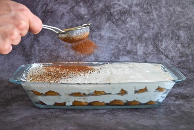 italienischer Kochkurs Würzburg: zum Schluss ein Tiramisu