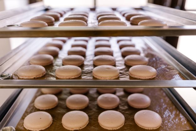 Macarons-Backkurs Augsburg –  Macarons auf Blech