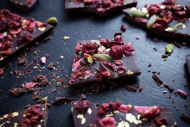 Schokoladen-Workshop Düsseldorf – dunkle Schokolade mit Beeren