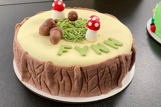 Tortenkurs Mannheim – Motivtorte Wald 