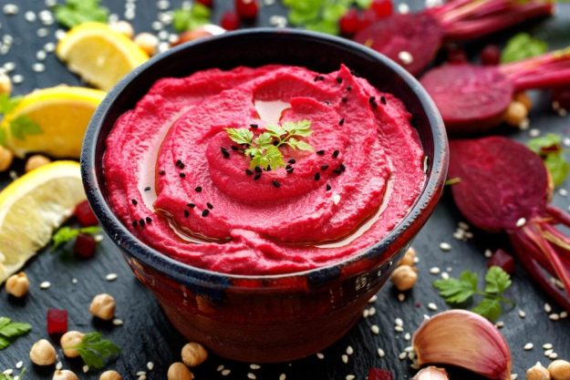 Veganer Kochkurs Augsburg – Rote-Bete-Hummus