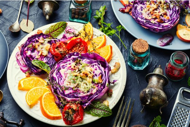 Vegetarischer Kochkurs Mannheim – Rotkohl und Orangen