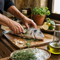 Italienischer Fisch-Kochkurs