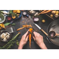 Französischer Kochkurs Wuppertal – Karotten schälen