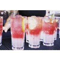 Gin-Tasting Karlsruhe – Gin Tonic in rot