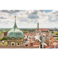Kulinarisches Locationhopping Augsburg –  Skyline von Augsburg