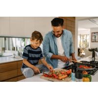 Männer-Kochkurs Düsseldorf – Mann kocht mit seinem Sohn