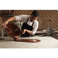 Schokoladen-Tasting Bonn – Conchieren auf Marmorplatte