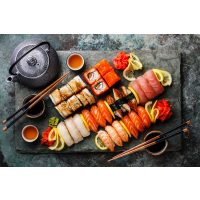 Sushi-Kurs-Fortgeschrittene-Bonn – farbenfrohes Sushi