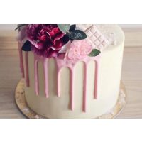 Torten-Kurs Essen – Dripcake mit Blumen