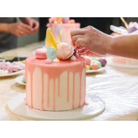 Tortenkurs Düsseldorf – Drip Cake in Pastell