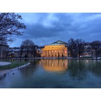 Weihnachtsfeier Stuttgart - ABendkulisse