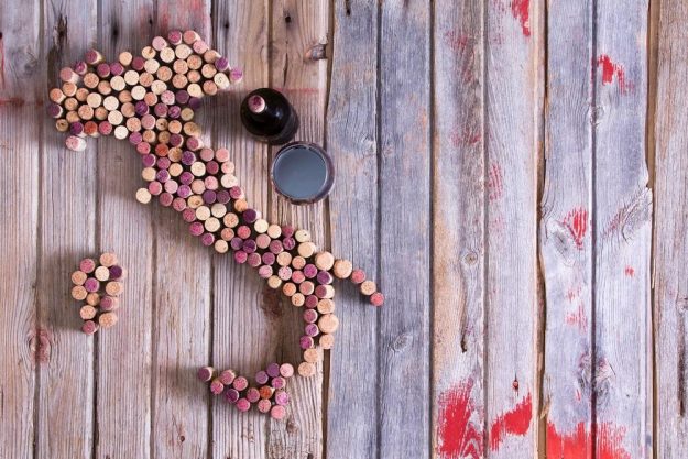Weinprobe Berlin – Italien aus Weinkorken
