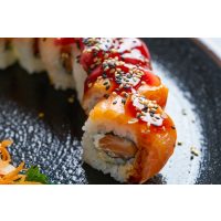Sushi-Kurs-Fortgeschrittene-Bonn – appetitliche Sushi-Rolle
