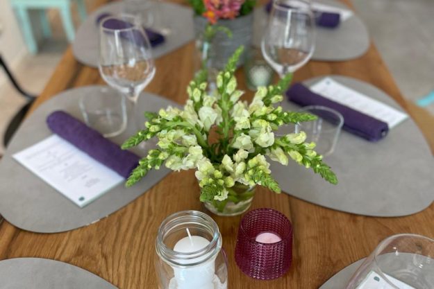 gesunder Kochkurs München – gedeckter Tisch