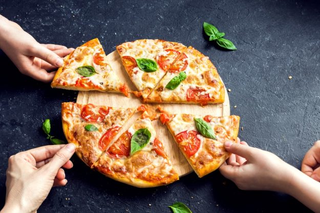 Pizza-Kurs Herten – Margherita in Stücken