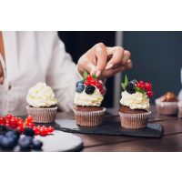 Cupcake-Backkurs Düsseldorf – Cupcakes garnieren