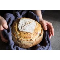 Backkurs Berlin: schön dekoriertes Brot