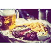 Bierproben-Gutschein – Verschiedene Biersorten verkosten mit zartem Steak und Pommes