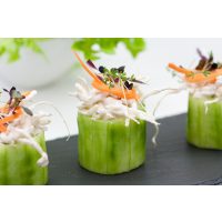 Teambuilding-Kochkurs Nürnberg - Gurken Fingerfood